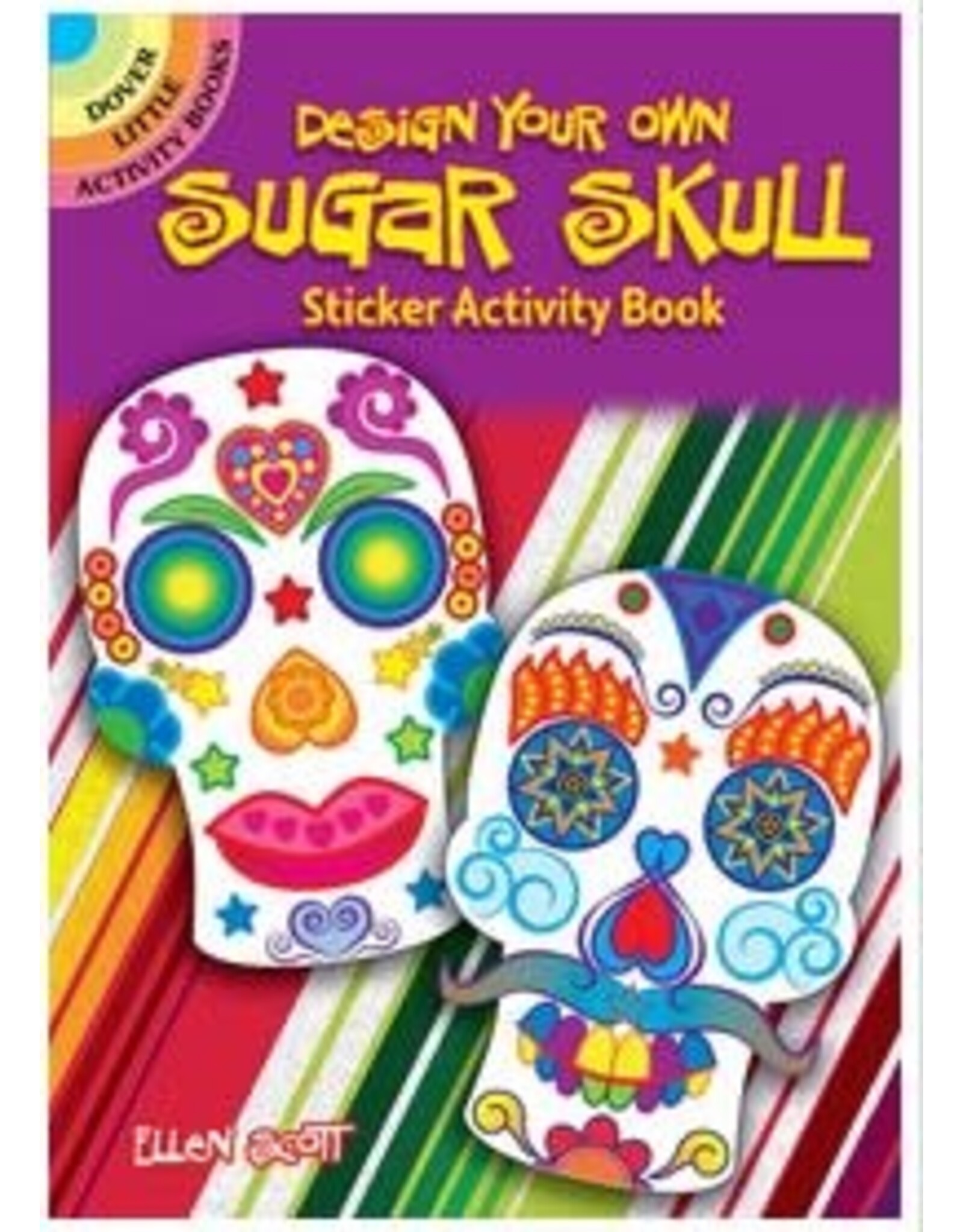 Dover Publications Design Your Own Sugar Skull Sticker Activity Book by Ellen Scott