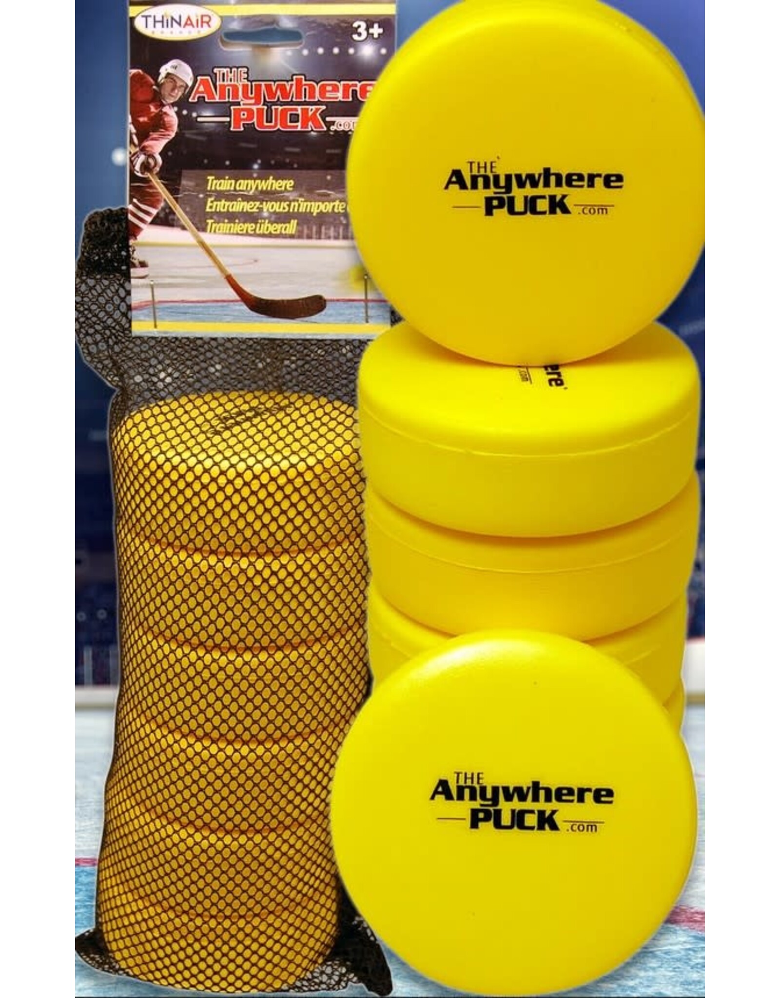 Thin Air Brands The Anywhere Puck - 6 pack