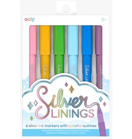 ooly Silver Linings 6 Outline Markers