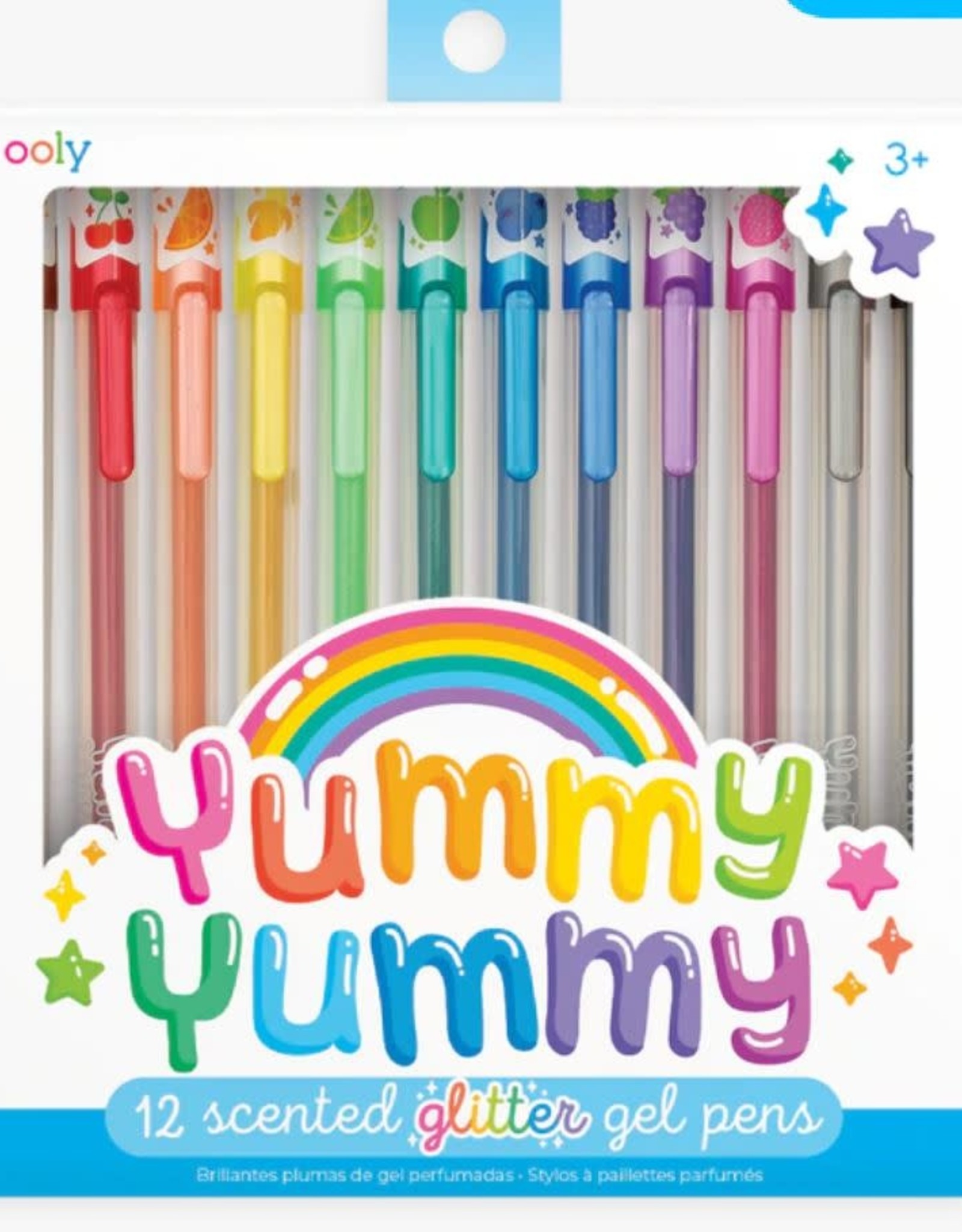 Yummy Yummy 12 Scented Glitter Gel Pens - Lets Play: Games & Toys