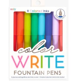 ooly Color Write Fountain Pens Set of 8