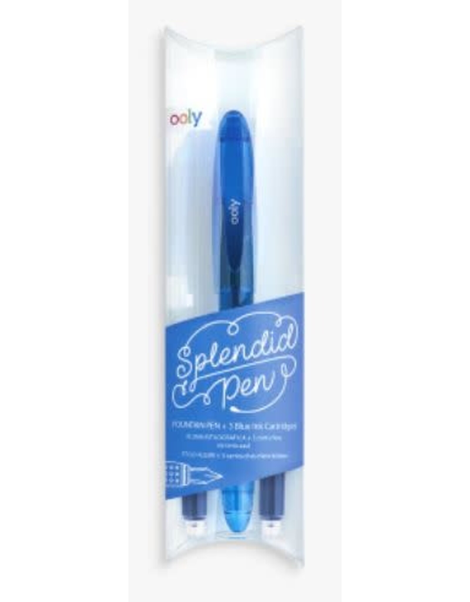 ooly Splendid Fountain Pen Blue + 3 refills