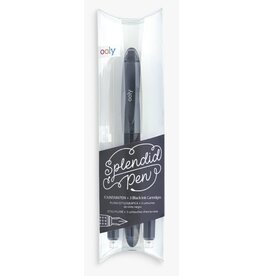 ooly Splendid Fountain Pen Black + 3 refills