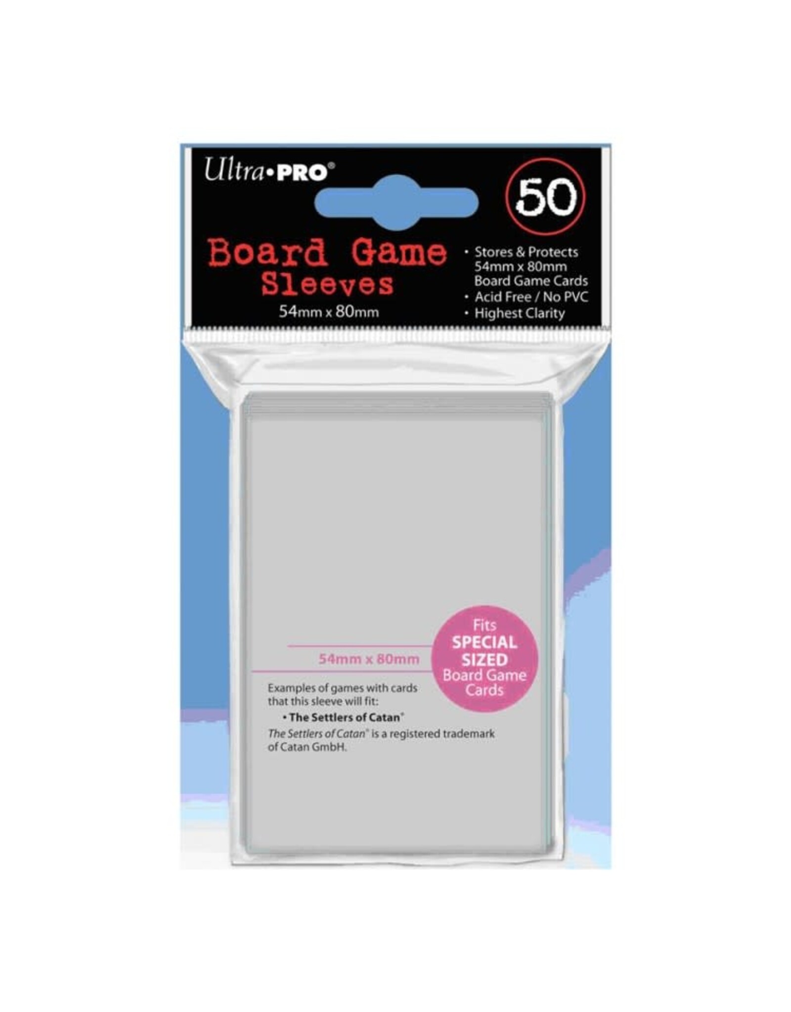 Ultra PRO 54mm X 80mm Board Game Sleeve
