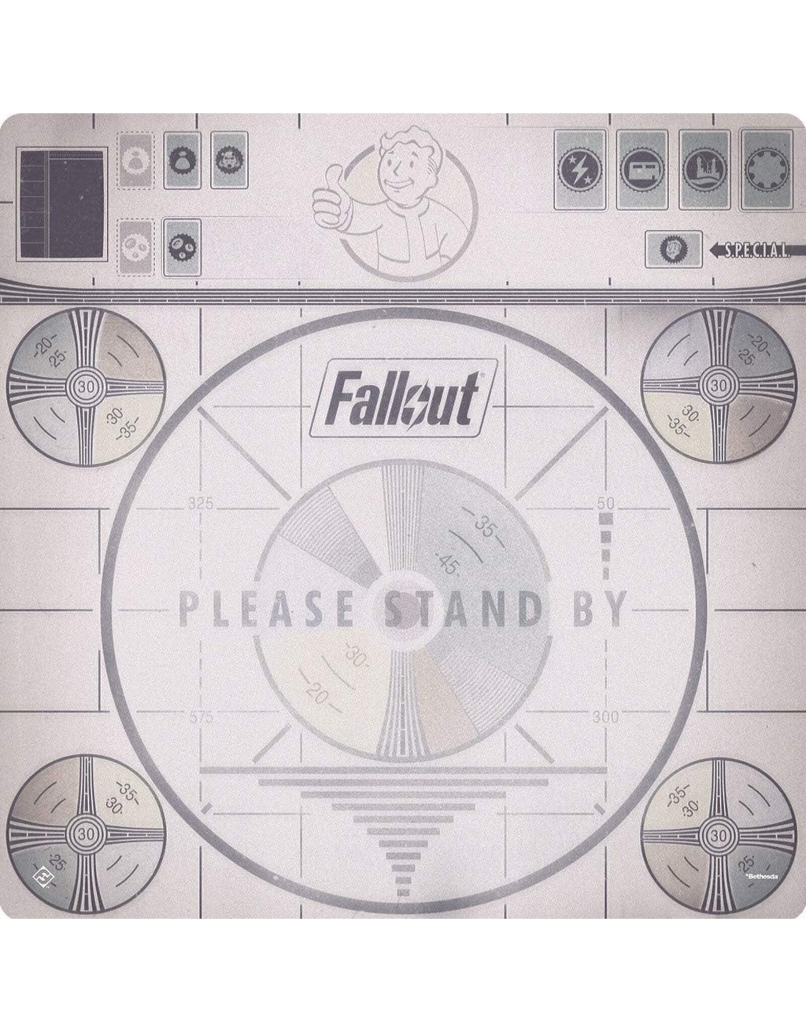 Fantasy Flight Games Fallout Board game play mat