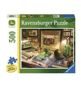 Ravensburger John Deere Work Desk 500pc Large Format Puzzle