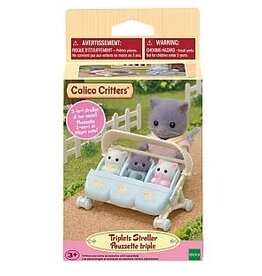 Calico Critters Triplets Stroller