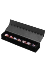 Foam Brain Games Magnetc Dice Vault Black Leatherette