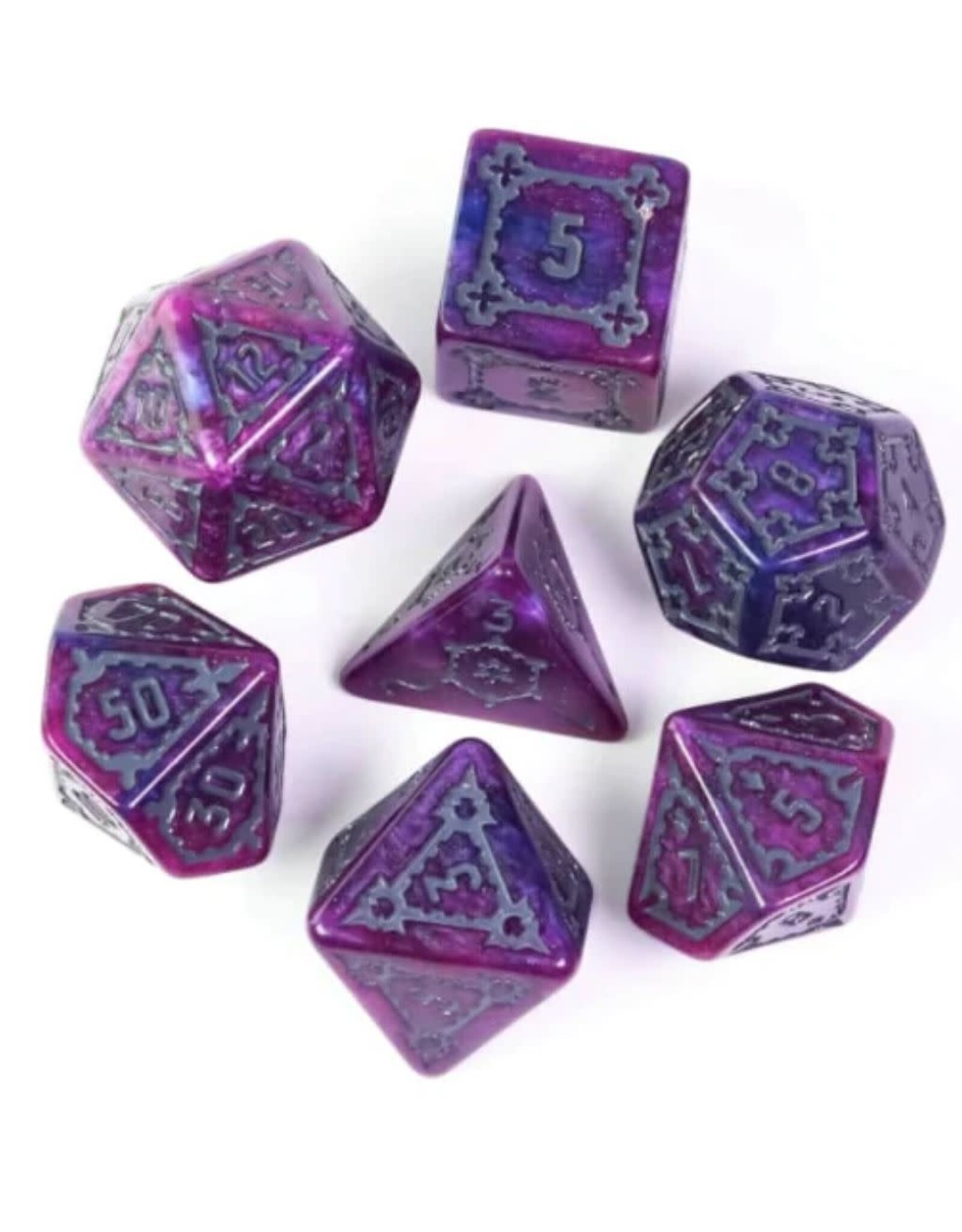 Foam Brain Games Huge Royal Castle Poly 7 Dice Set