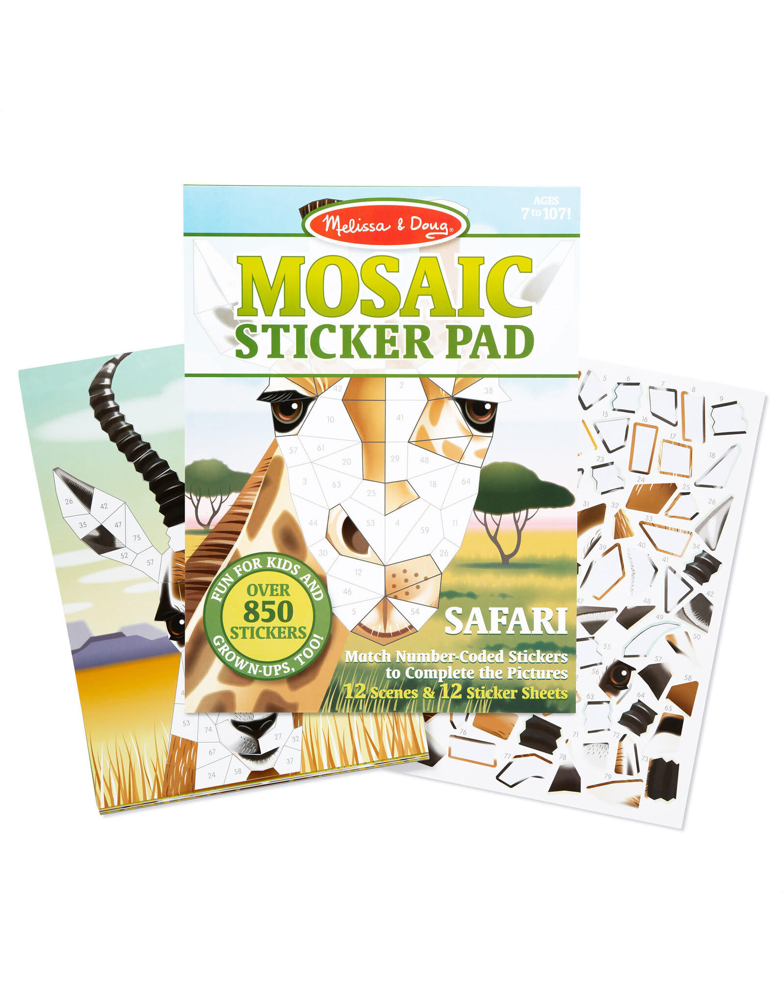 Melissa & Doug Mosaic Sticker Pad - Safari