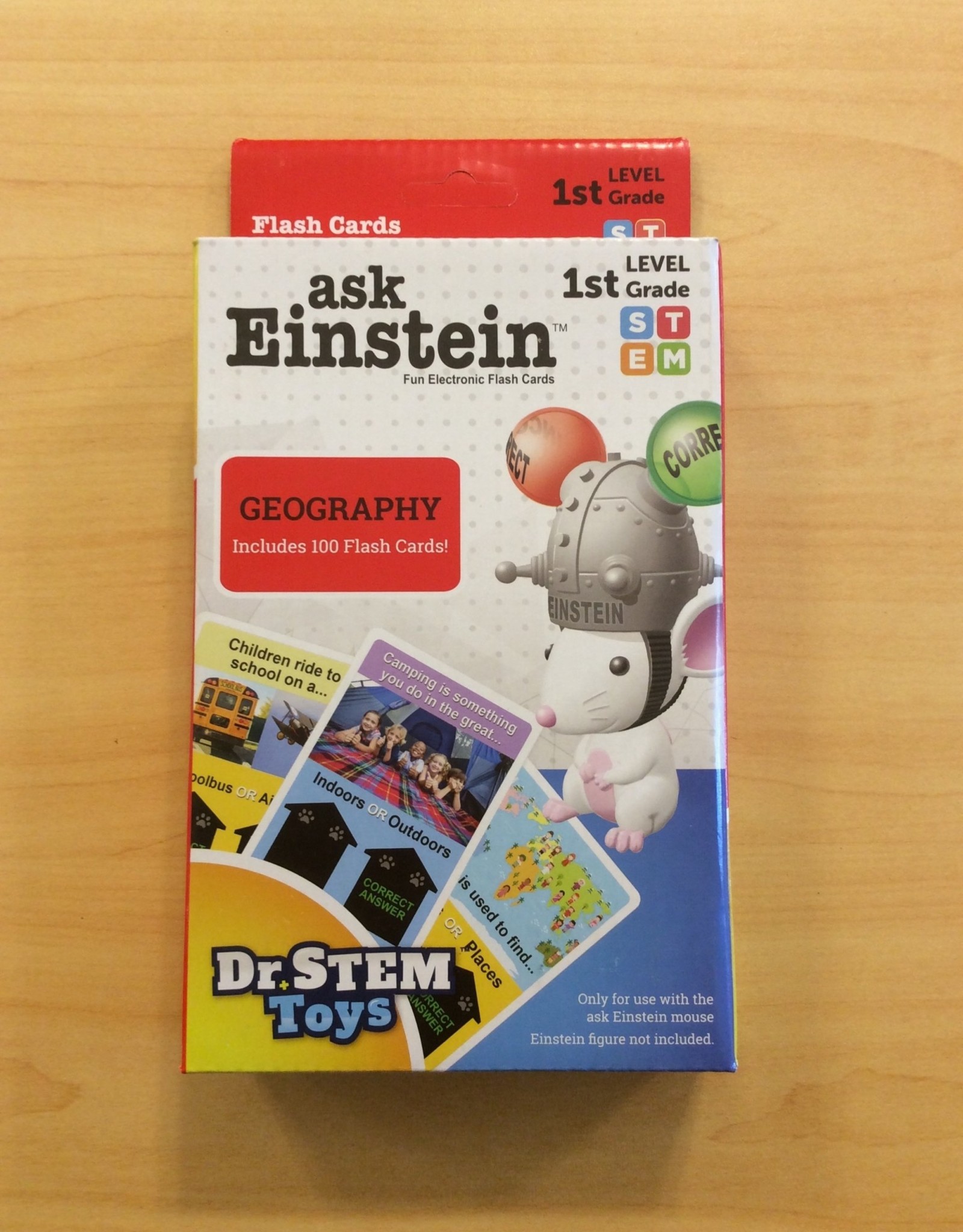 Thin Air Brands Ask Einstein - 1st Grade Geography Booster Pack