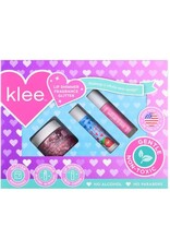 Klee Naturals/Easy A Upside Down - 3pc Makeup - Fragrance, Lip Shimmer, Bio-Glitter