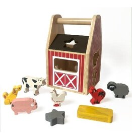 BeginAgain Barnyard Shape Sorter