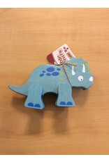 BeginAgain Posable Dinosaur - Blue Triceratops