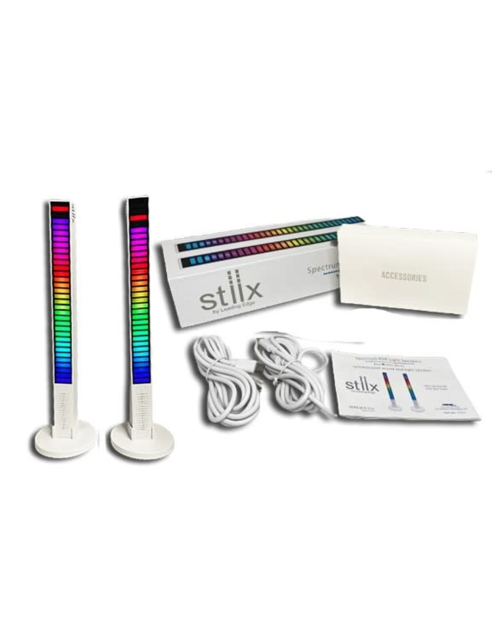 Leading Edge Stiix Spectrum RGB Light Speakers