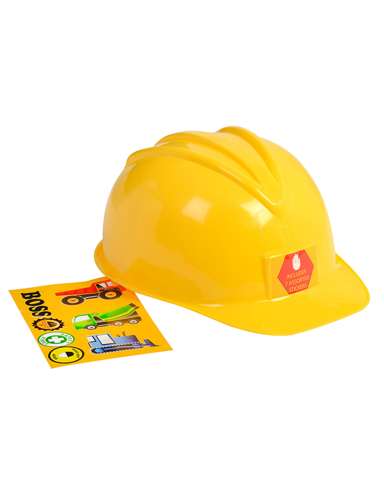 Aeromax Jr. Construction Helmet with assorted stickers