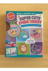 Klutz Super Cute Embroidery Book and Activity Kit