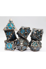 Foam Brain Games Cybernetic Arrow Poly 7 Metal Dice Set