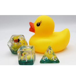 Foam Brain Games Rubber Duckie Poly 7 Dice Set