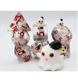 Foam Brain Games Sleepy Ghost Poly 7 Dice Set