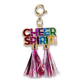 Charm It Gold Cheer Spirit Charm