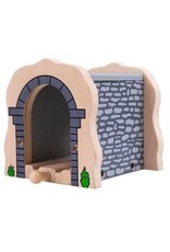 BIGJIGS Toys Gray Stone Tunnel