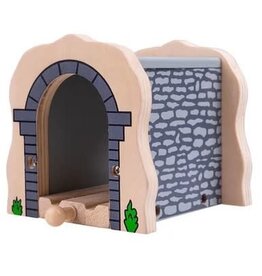 BIGJIGS Toys Gray Stone Tunnel