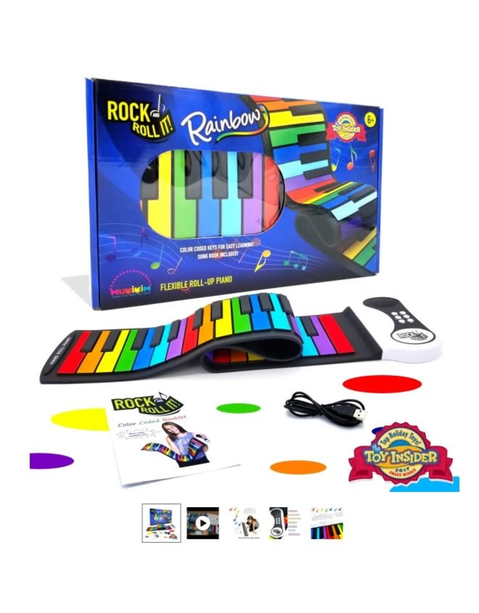 Mukikim Rock and Roll It Rainbow Piano