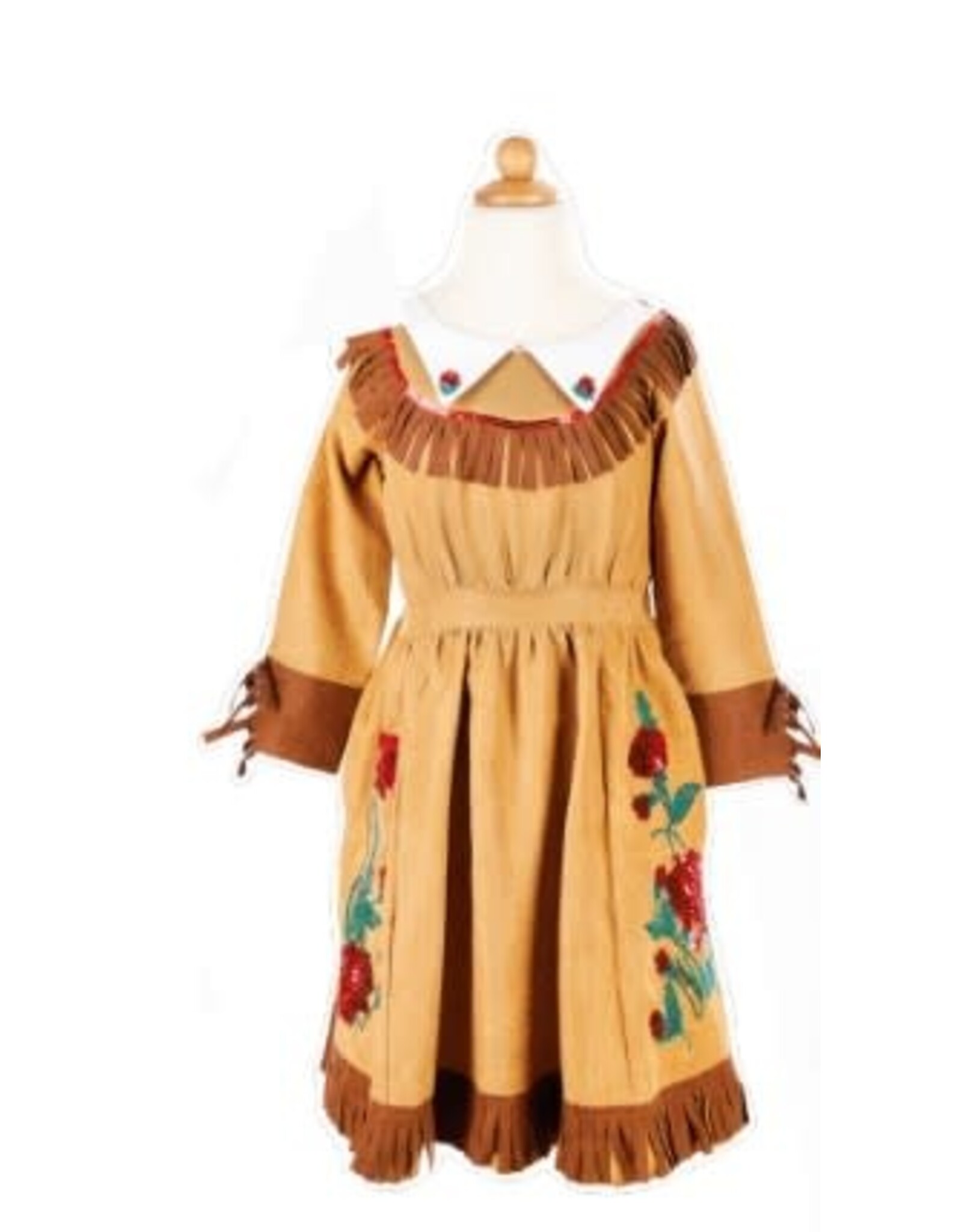 Great Pretenders Wild West Annie Dress, Brown, Size 5-6