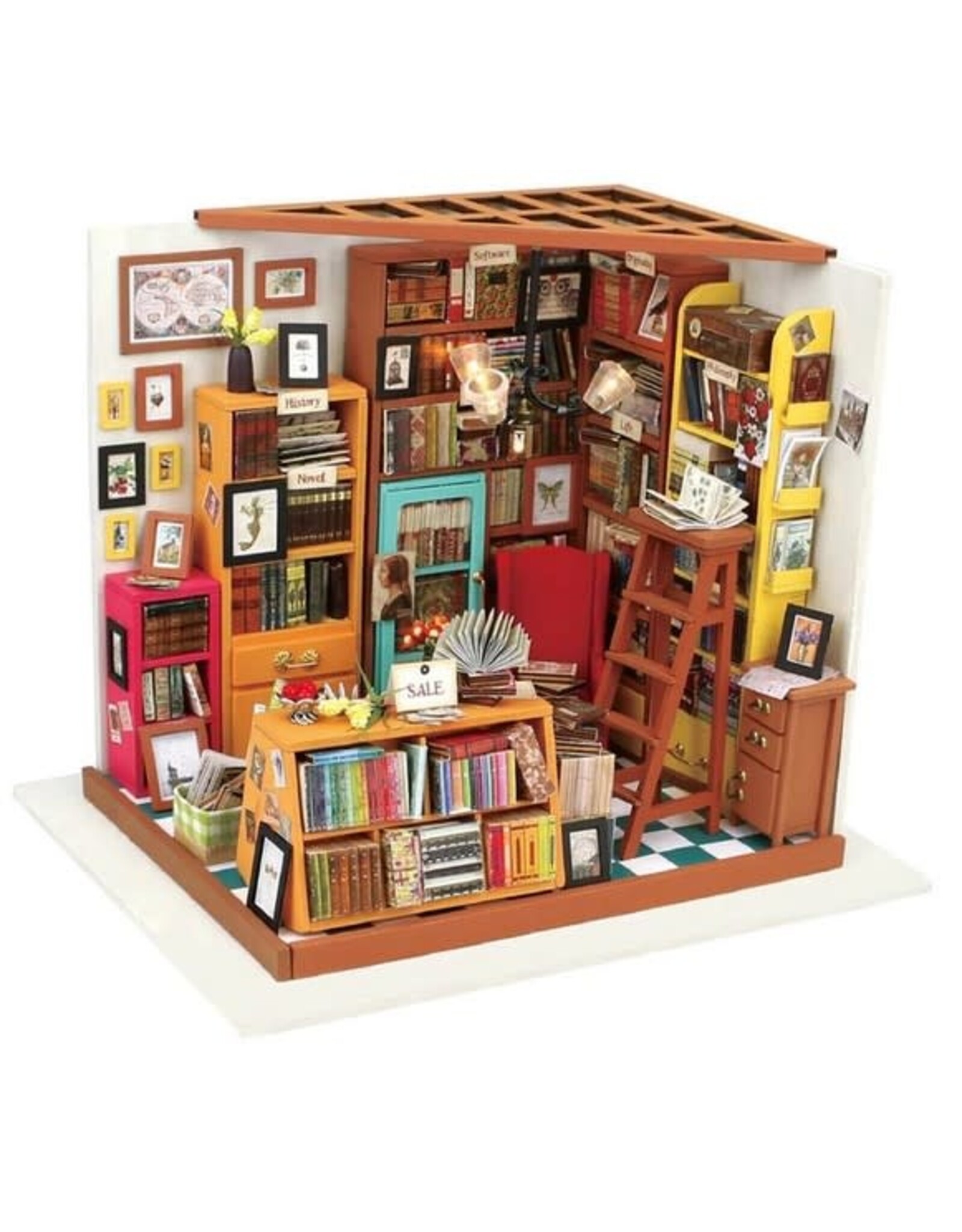 Hands Craft US Inc DIY Miniature House Kit : Sam's Study