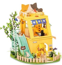 Hands Craft US Inc DIY Miniature House Kit : Cat House