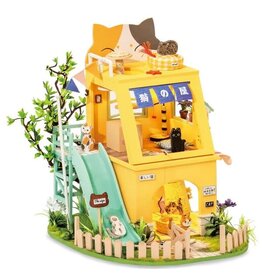 Hands Craft US Inc DIY Miniature House Kit : Cat House