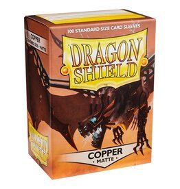 Arcane Tinmen Card Sleeves: Dragon Shields: 100ct Matte Copper