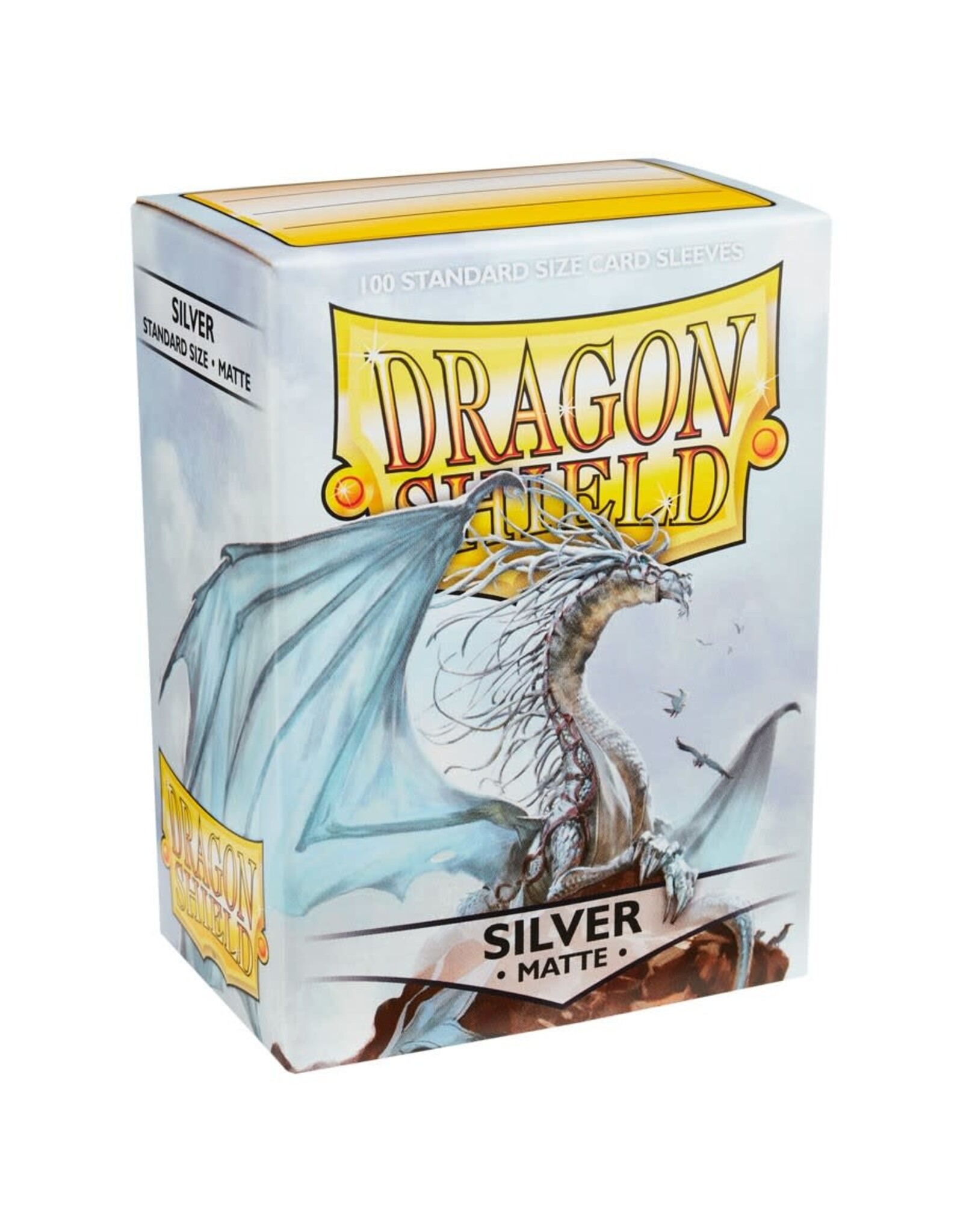 Arcane Tinmen Card Sleeves: Dragon Shields: 100ct Matte Silver