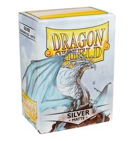 Arcane Tinmen Card Sleeves: Dragon Shields: 100ct Matte Silver