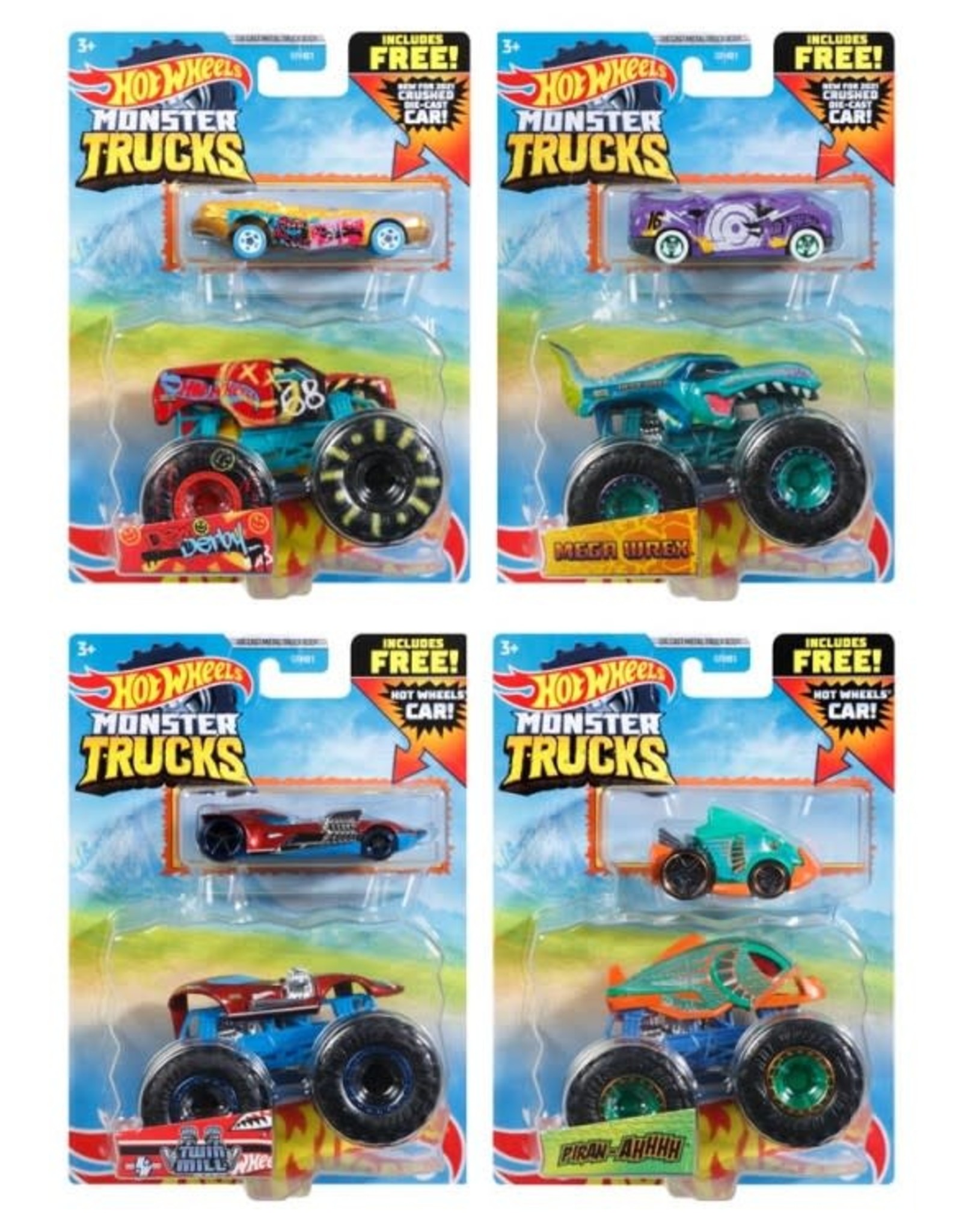 Hot Wheels Monster Jam Monster Truck - Assorted - Mind Games USA