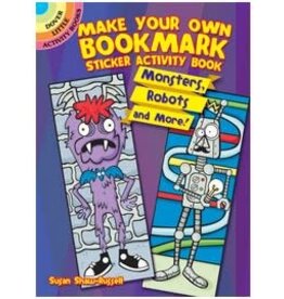 Dover Publications Make Your Own Bookmark Sticker Activity Book: Monsters, Robots and More!