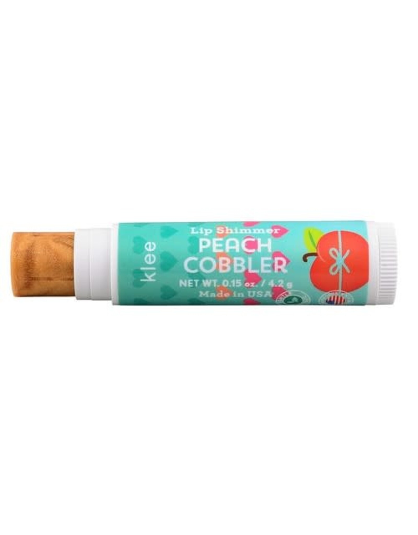 Klee Naturals/Easy A Lip Shimmer - Peach Cobbler