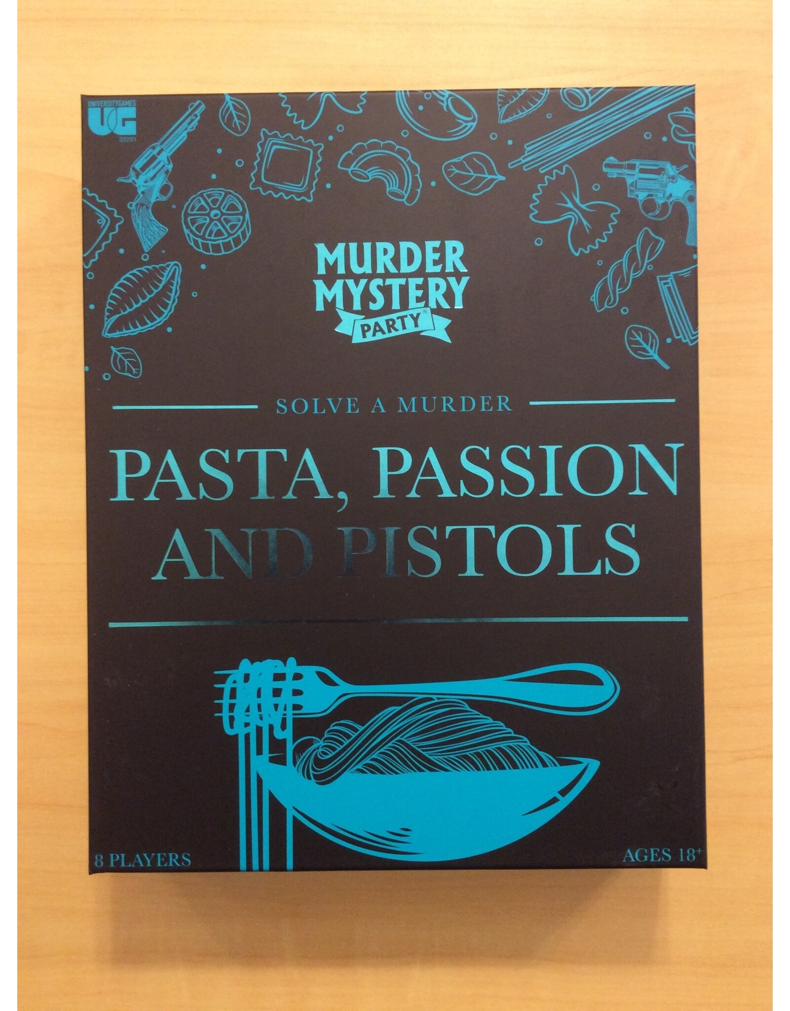 University Games Murder Mystery Party : Pasta, Passion & Pistols