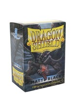 Arcane Tinmen Card Sleeves: Dragon Shields: (100) Matte Black
