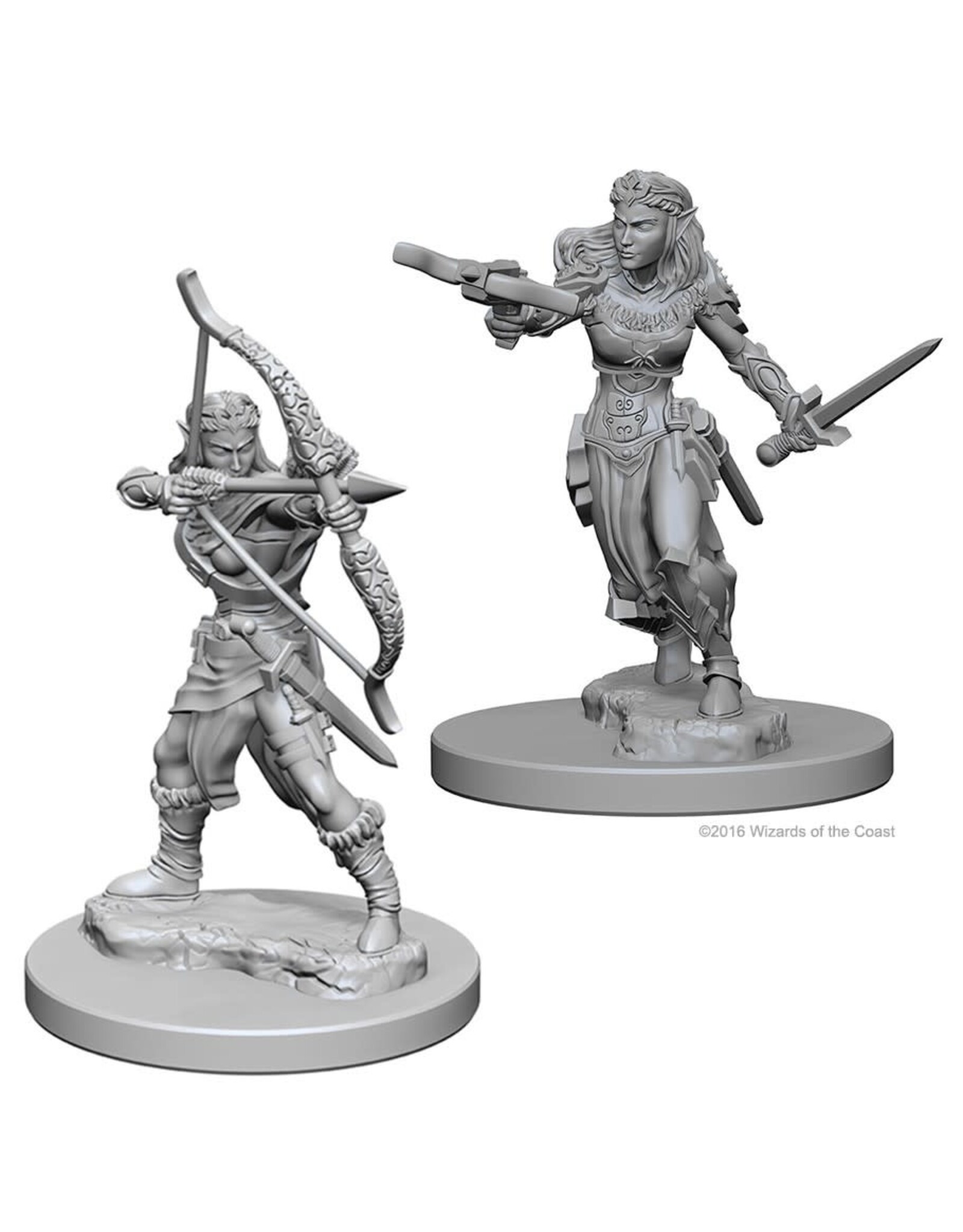 Wiz-Kids D&D Minis: W1 Elf Female Ranger