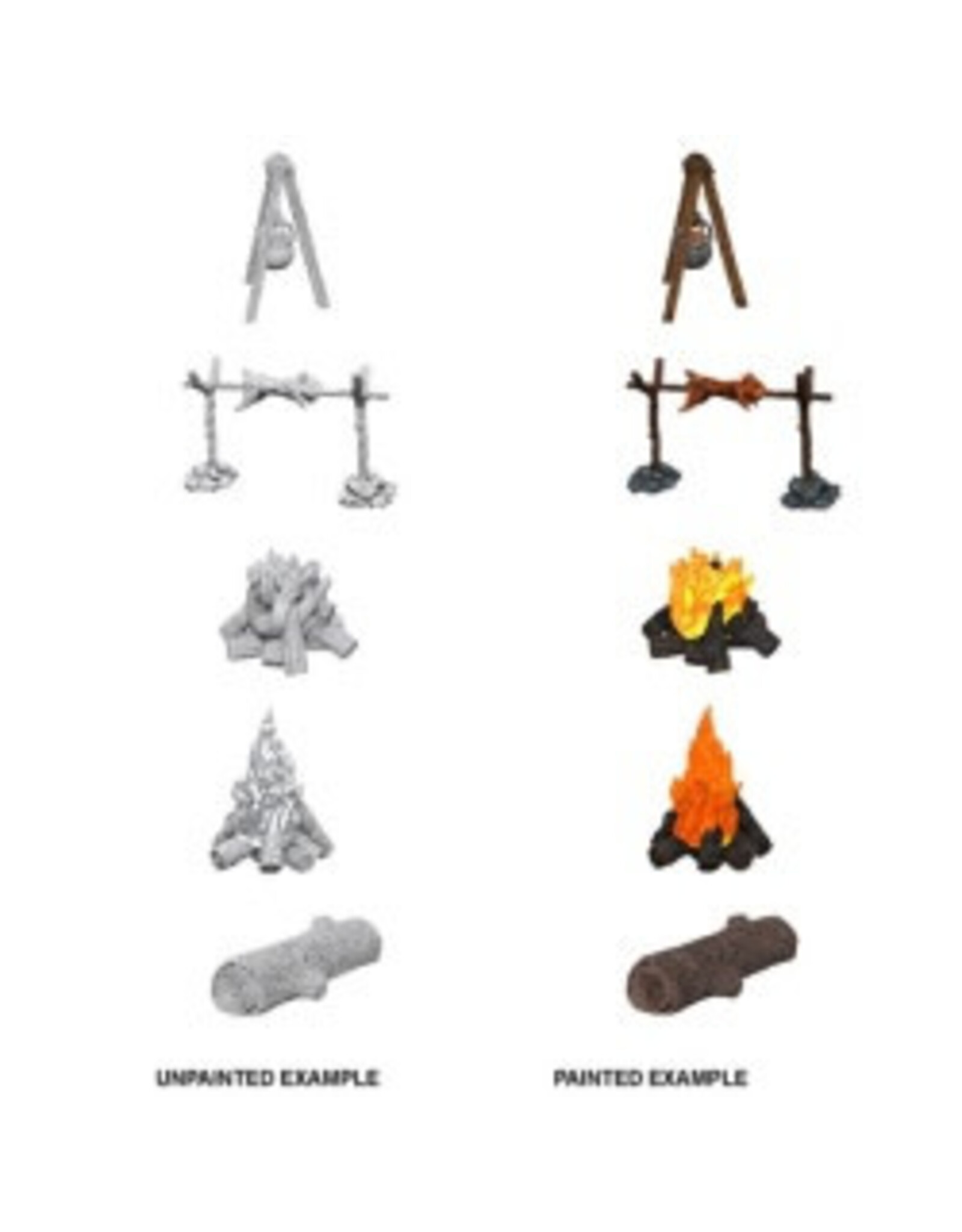 Wiz-Kids Deep Cuts Minis: W10 Campfire & Sitting Log