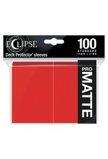 Ultra PRO Card Sleeves: Pro-matte Eclipse 100ct Sleeve Red