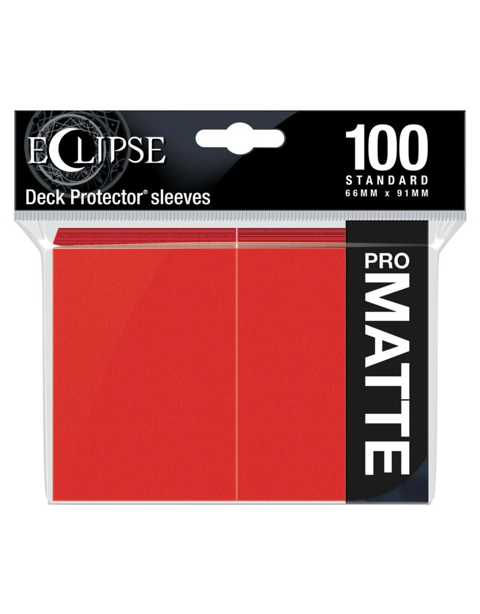 Ultra PRO Card Sleeves: Pro-matte Eclipse 100ct Sleeve Red