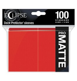 Ultra PRO Card Sleeves: Pro-matte Eclipse 100ct Sleeve Red
