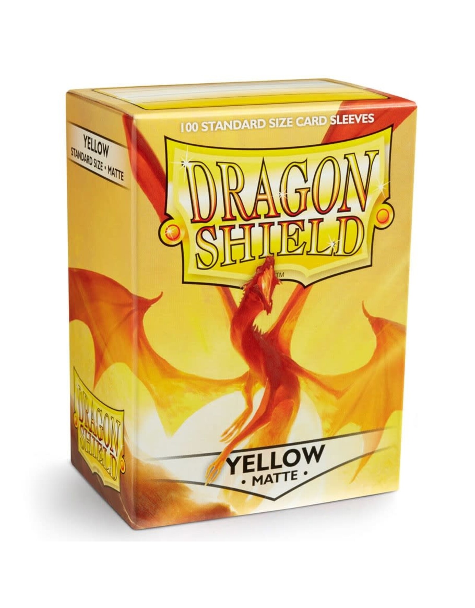 Arcane Tinmen Card Sleeves: Dragon Shields: (100) Matte Yellow