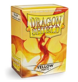 Arcane Tinmen Card Sleeves: Dragon Shields: (100) Matte Yellow