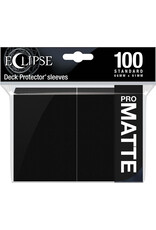 Ultra PRO Card Sleeves: Pro-Matte Eclipse 100ct  Black