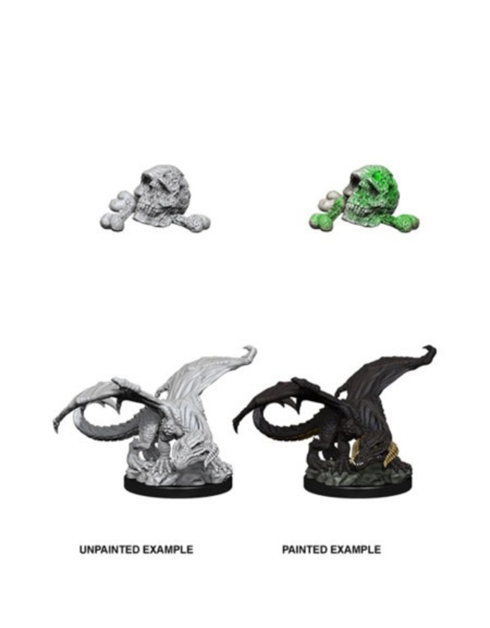 Wiz-Kids D&D Minis: W10 Black Dragon Wyrmling