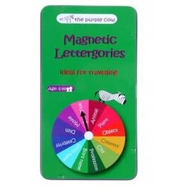 The Purple Cow Magnetic Lettergories Travel Game